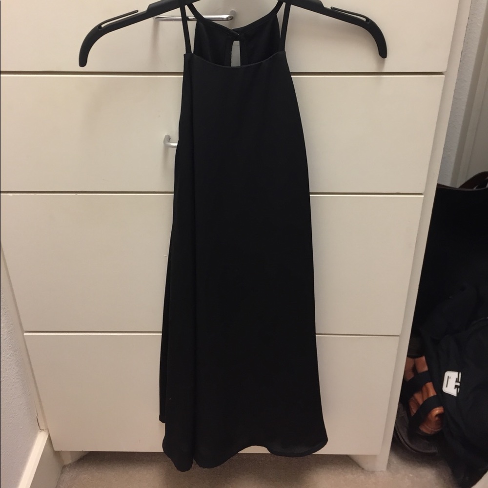 Show me your mumu black Gomez mini dress