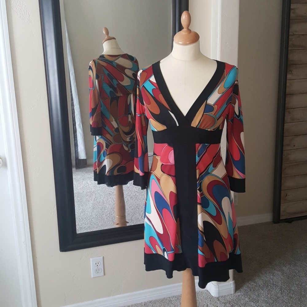 American one abstract dress