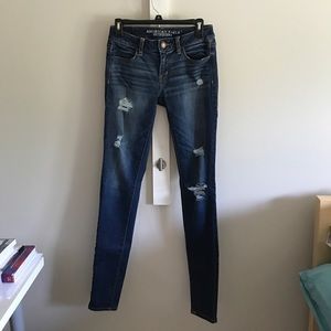 Ripped American Eagle Jeggings