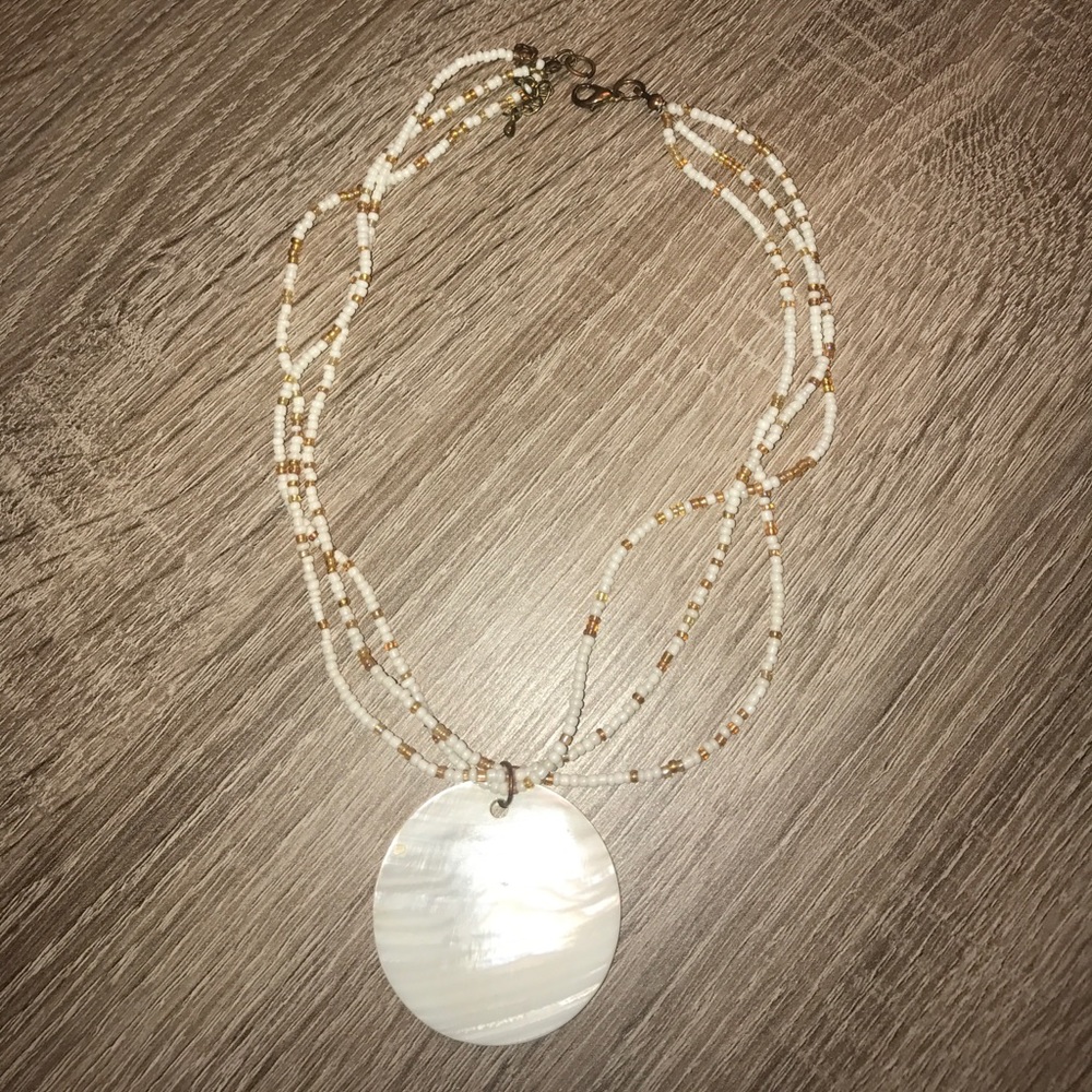 Beaded Shell Necklace