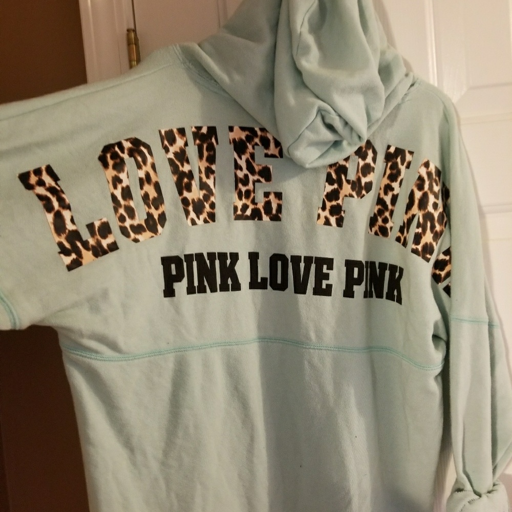 Cheetah print PINK hoodie