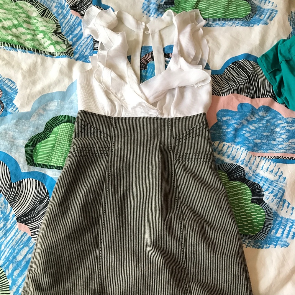 SOLD ON MERC XOXO ruffle mini dress size 3/4