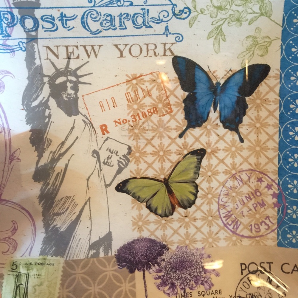 NEW YORK Postcard Plate