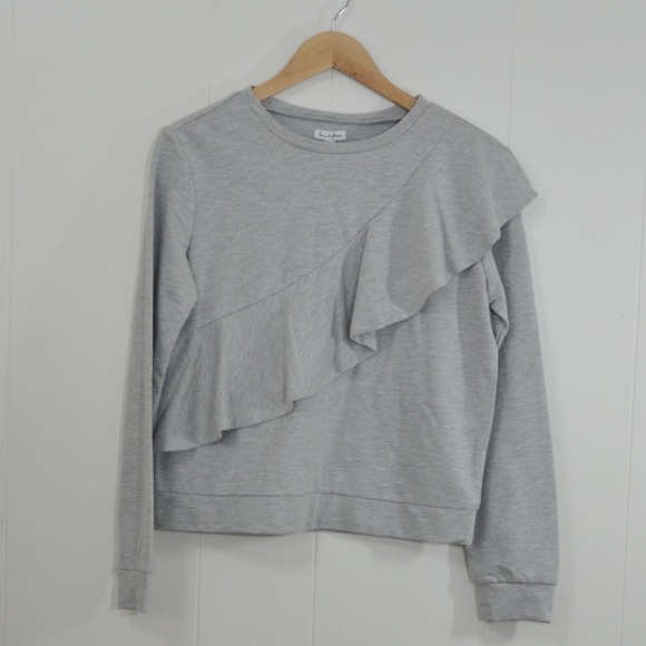 Love, Fire Ruffle Front Sweatshirt - Picture 2 of 5