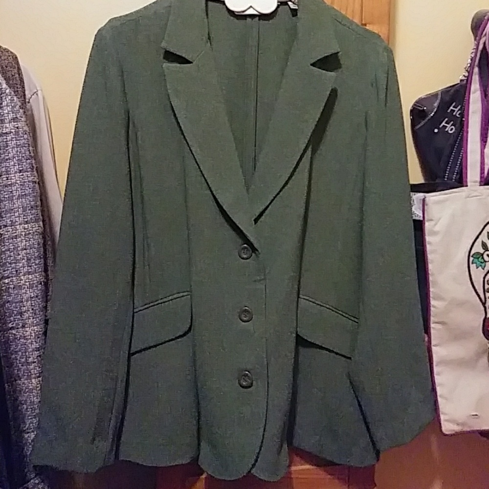 Long sleeve gray/green  jacket