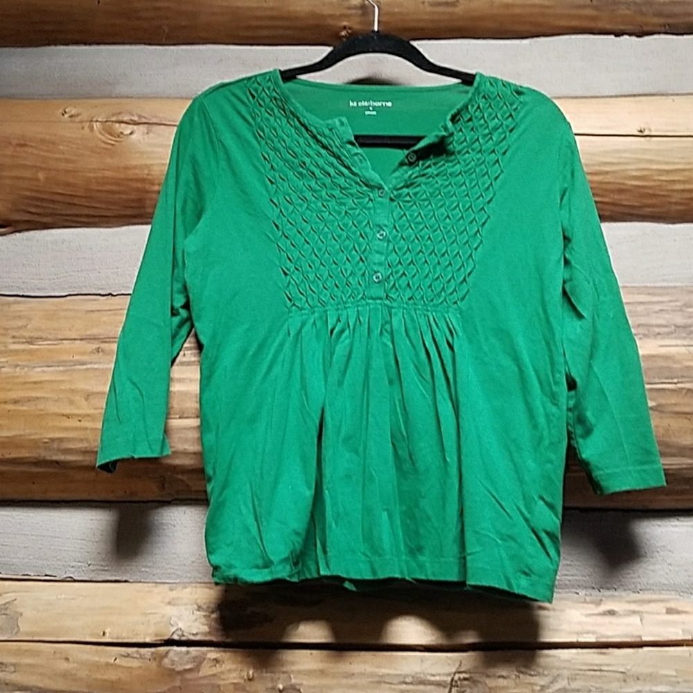 Liz Claiborne top 3/4 sleeve GUC