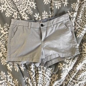 Old navy gray chino shorts