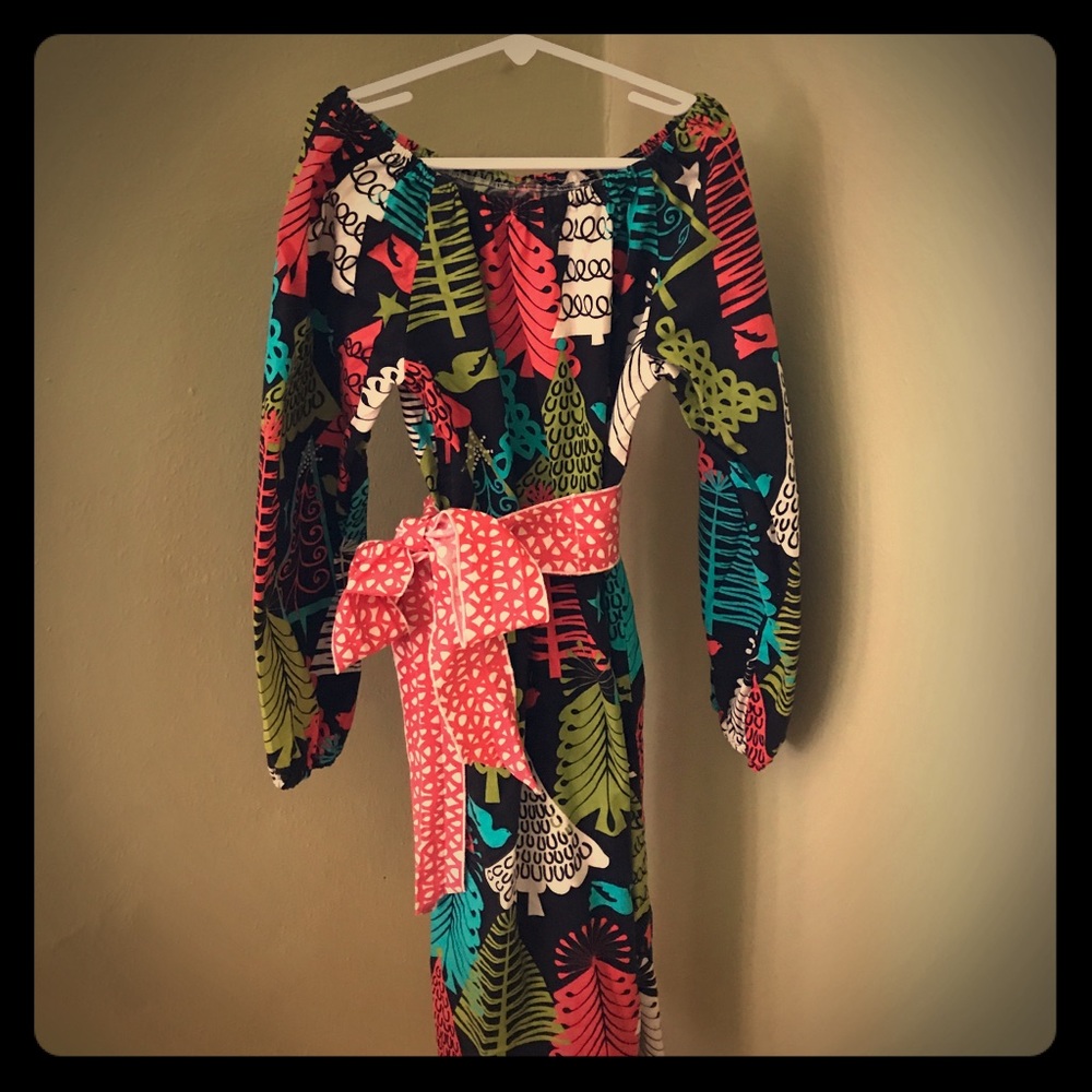 Vibrant girls holiday dress