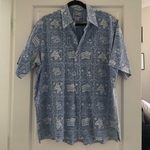 Light blue REYN SPOONER Collared shirt