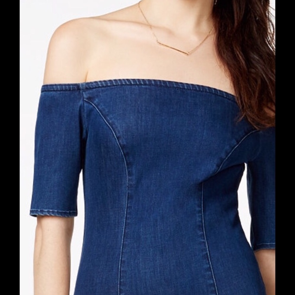 guess denim dress