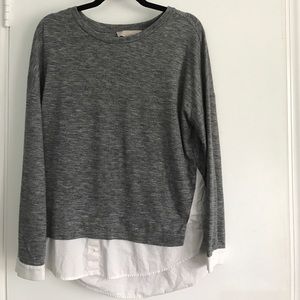 Gray LOFT shirt