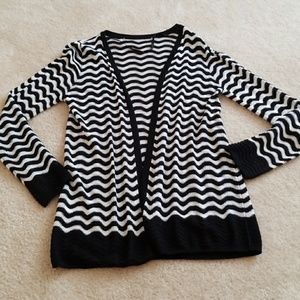 Ann Taylor Striped Cardigan Size XXS