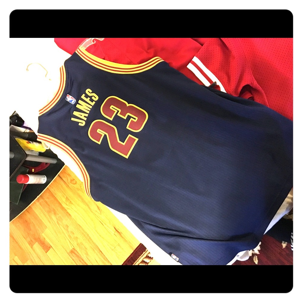 #23 Lebron James Navy blue jersey