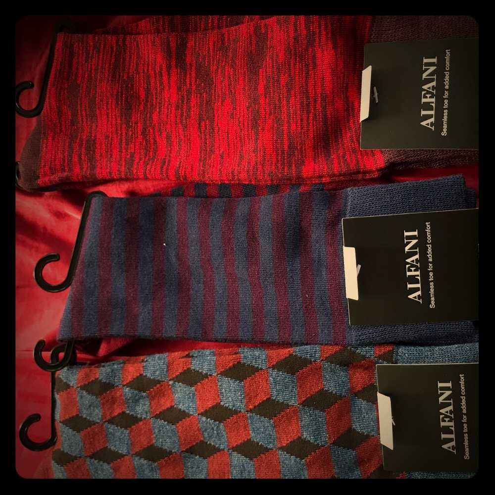 3 pairs Alfani dress socks