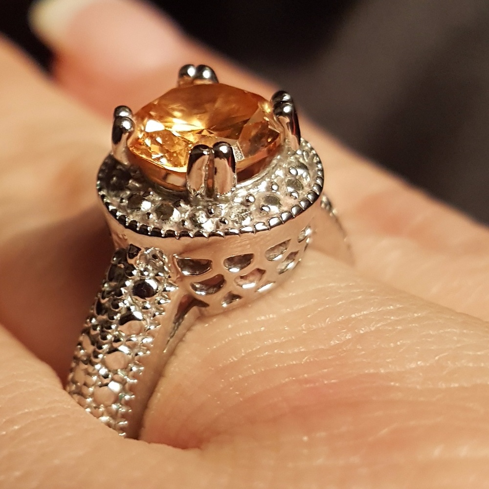 Citrine Colored Stone ring