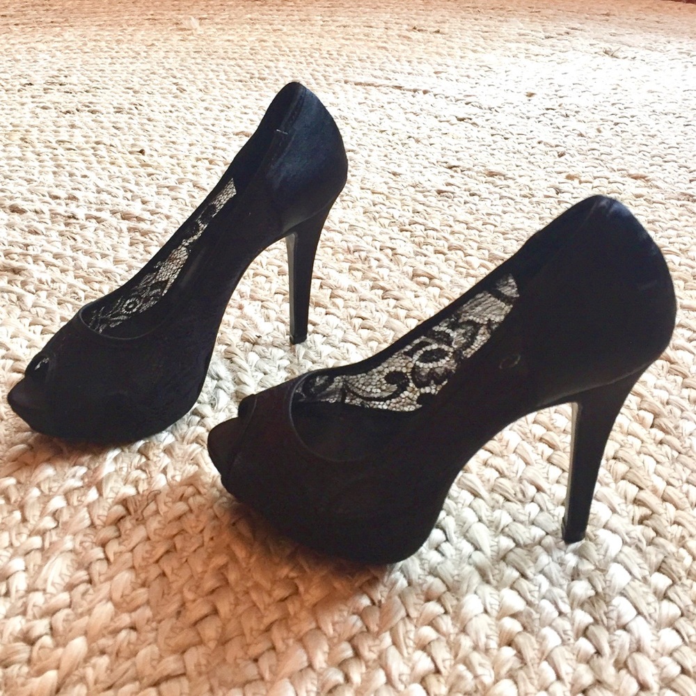 Aldo Mesh Lace high heels size EU 35