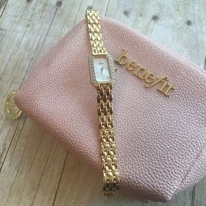 RARE Vintage Seiko 18k Gold Plated/Diamond Watch