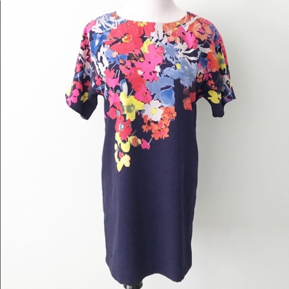 LOFT Floral Shift Dress