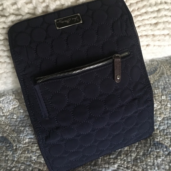Vera Bradley Handbags - VB navy quilt multi slot wallet