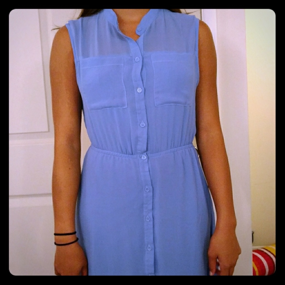 Blue sundress