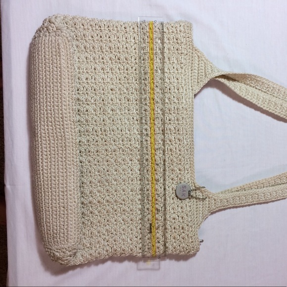 The Sak woven cream purse no stains or snags - Picture 8 of 8
