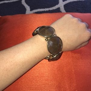 Brown and gold bracelet