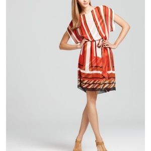 Max & Cleo Scarf Printed Tunic dress
