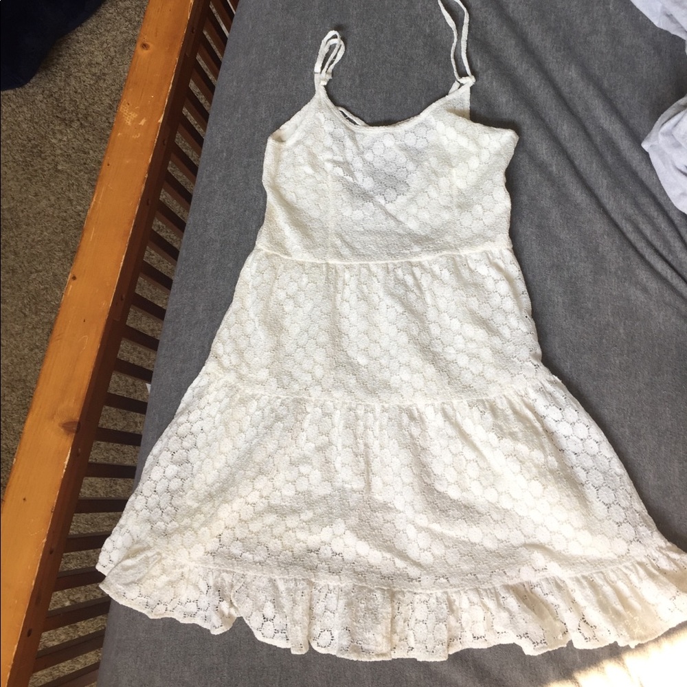 NBW WHITE BABYDOLL STRAPPY DRESS