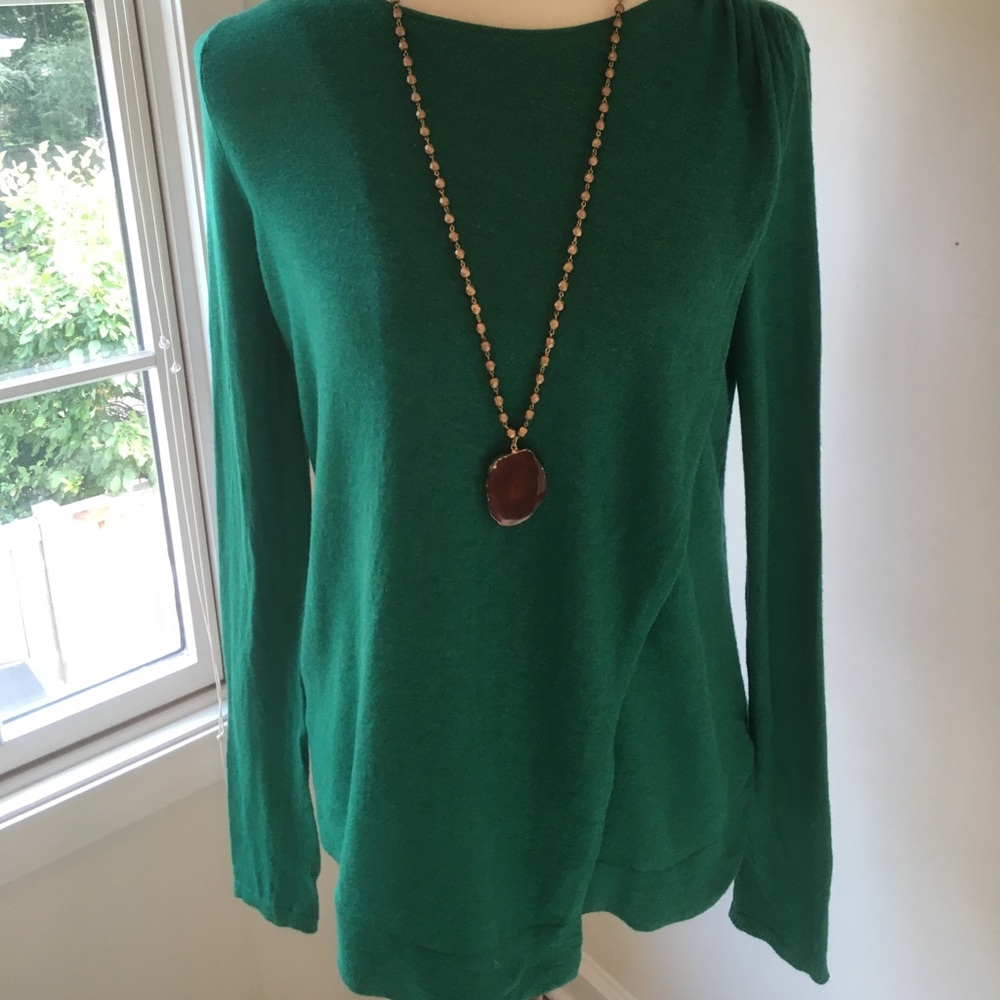 Limited size S emerald green sweater