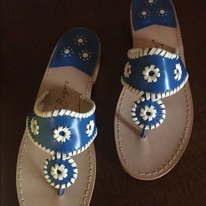 Jack Rogers blue sandal. Size 11