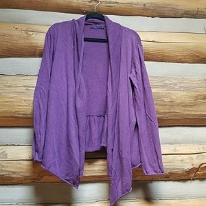 Purple prana cardigan