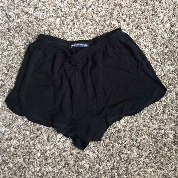Brandy Melville Pants - NWOT Brandy💜Melville black jersey shorts