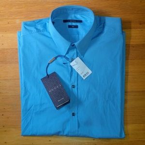 Gucci Men's Slim Size 16 Collar Shirt