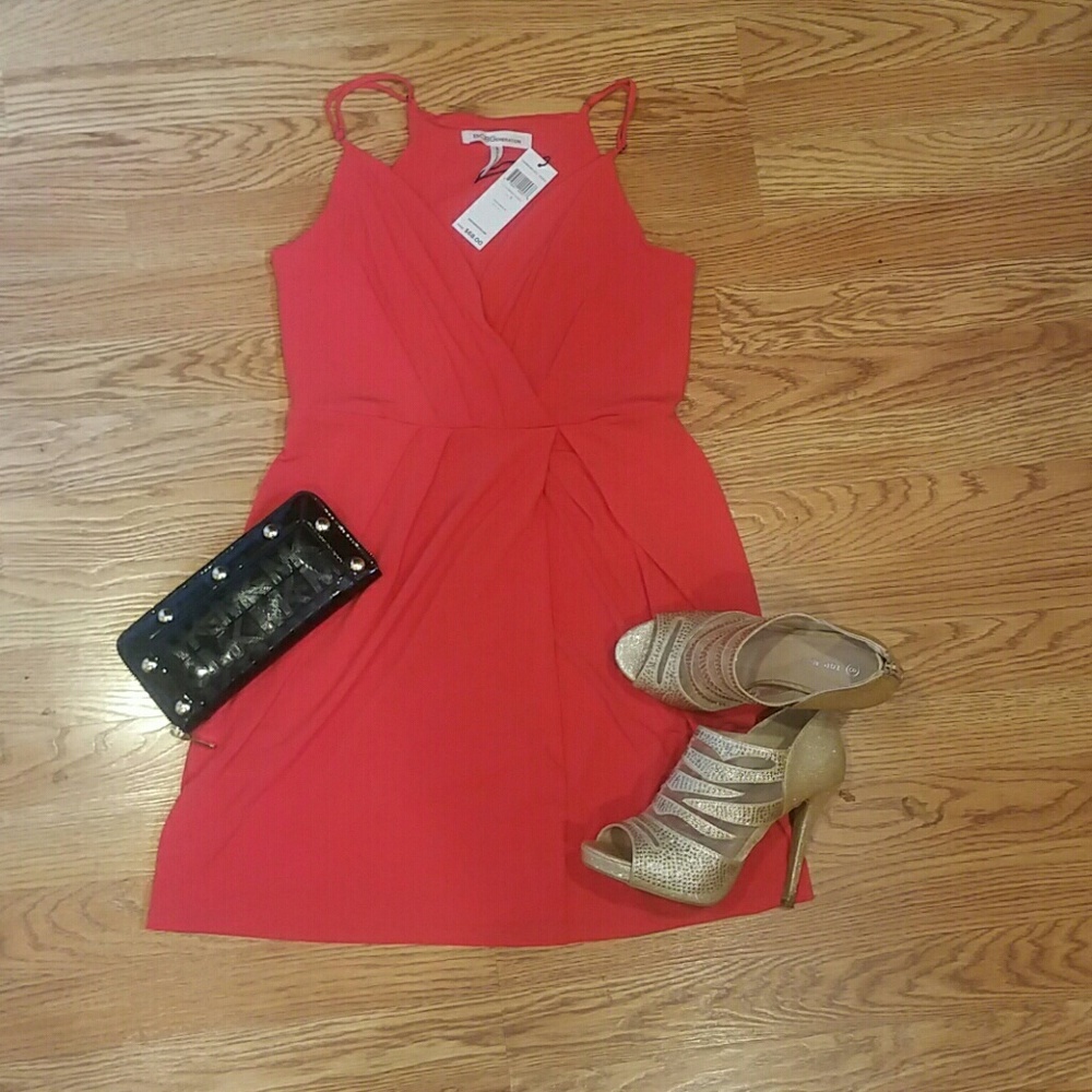 NWT BCBGeneration Dress in Bright Coral