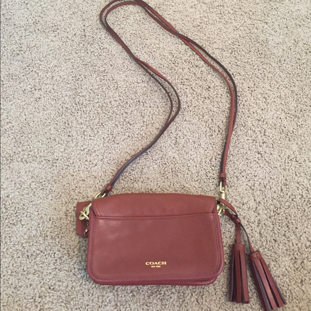Coach brown leather purse - Picture 3 of 7