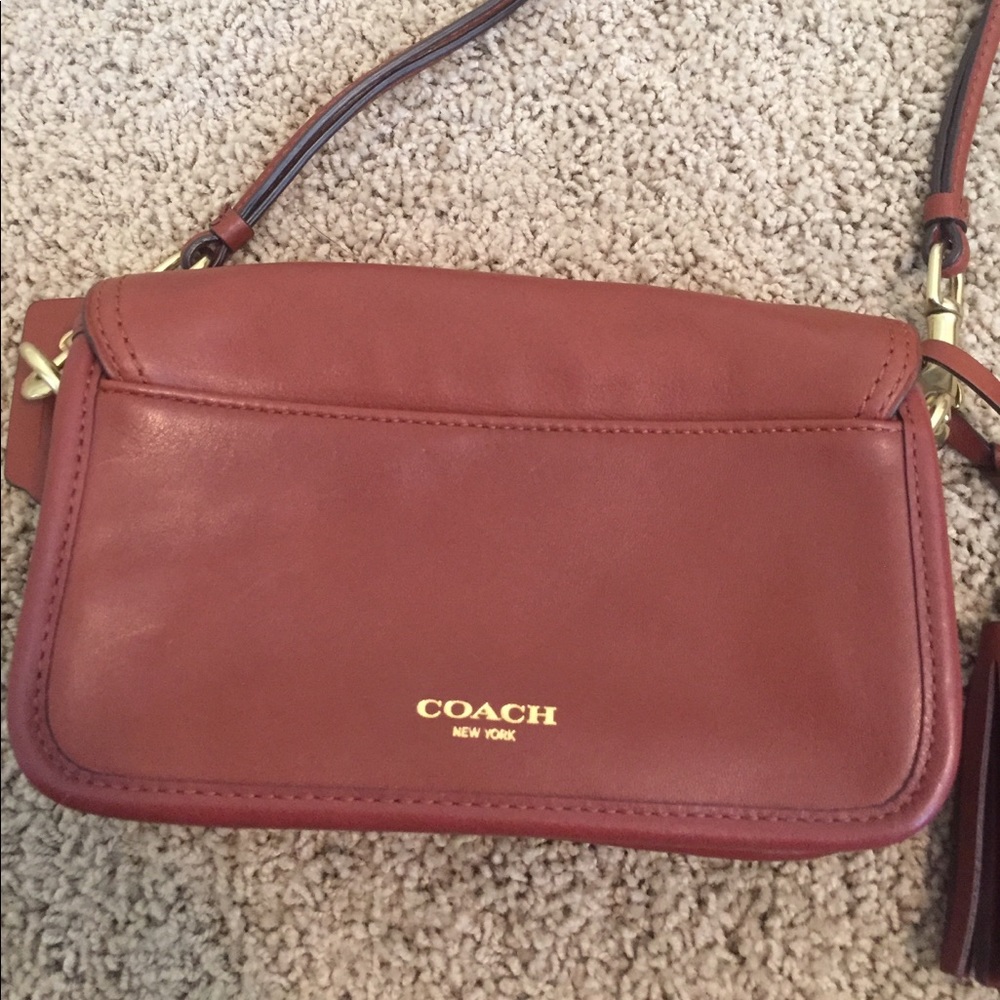 Coach brown leather purse - Picture 4 of 7