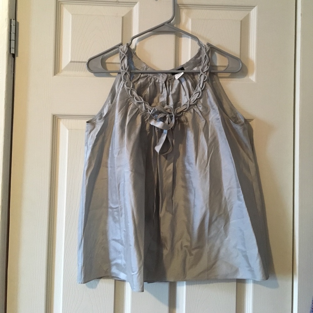 Silver JCrew party top