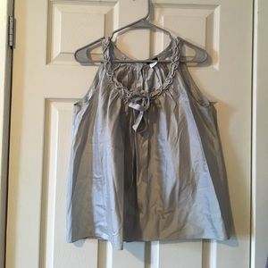 Silver JCrew party top