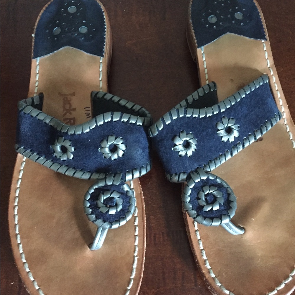Jack Rogers suede sandals