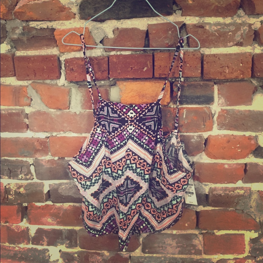 NWT Halter Crop Top with Tie Back