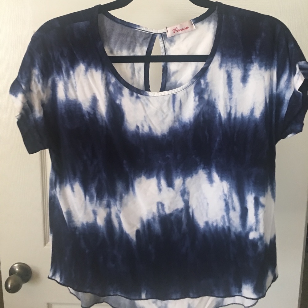 Tie dye shirt sleve t shirt