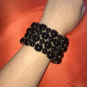 Black and gold bracelet