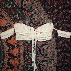 Boho off the shoulder top