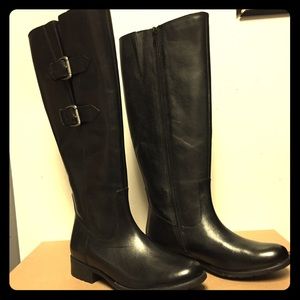 Women's Clarks Plaza Town Knee High Boots Sz. 7.5