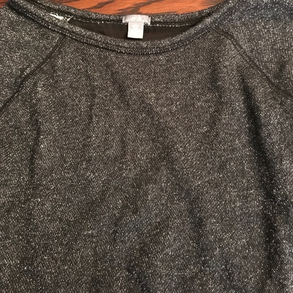 Aerie Black w/ Sprkls Mesh Back sweater - Picture 2 of 5