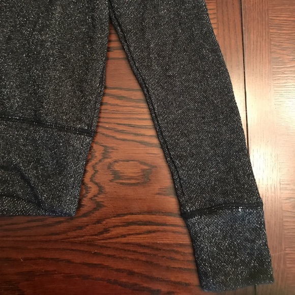 Aerie Black w/ Sprkls Mesh Back sweater - Picture 3 of 5