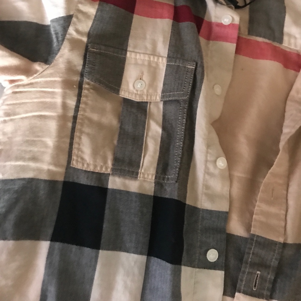 Authentic Burberry button down - Picture 3 of 4