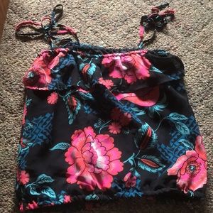Dressy floral roxy top