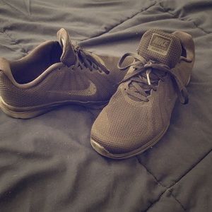 Nike black on black running shoes!