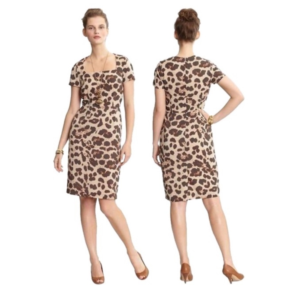 Banana Republic Sophia Animal Print Dress